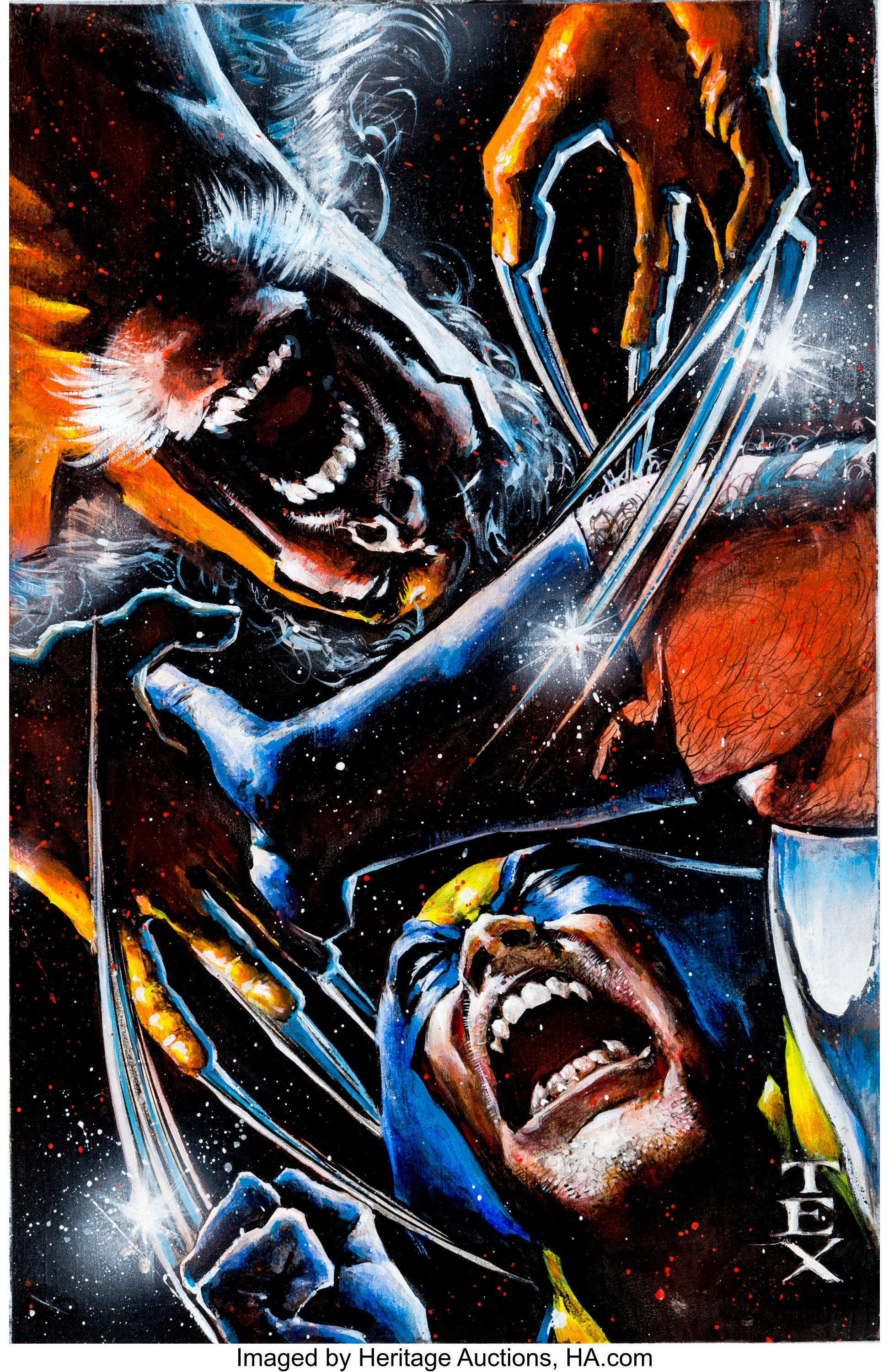 Wolverine Marvel Comics Poster by Mark Texeira