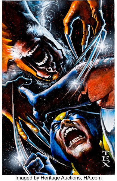 Sabretooth II - Mark Texeira, in Rafael M.'s X-Men Sketch Covers