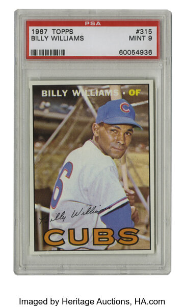 BILLY WILLIAMS CHICAGO CUBS BASEBALL CARD LOT OF 4 CARDS