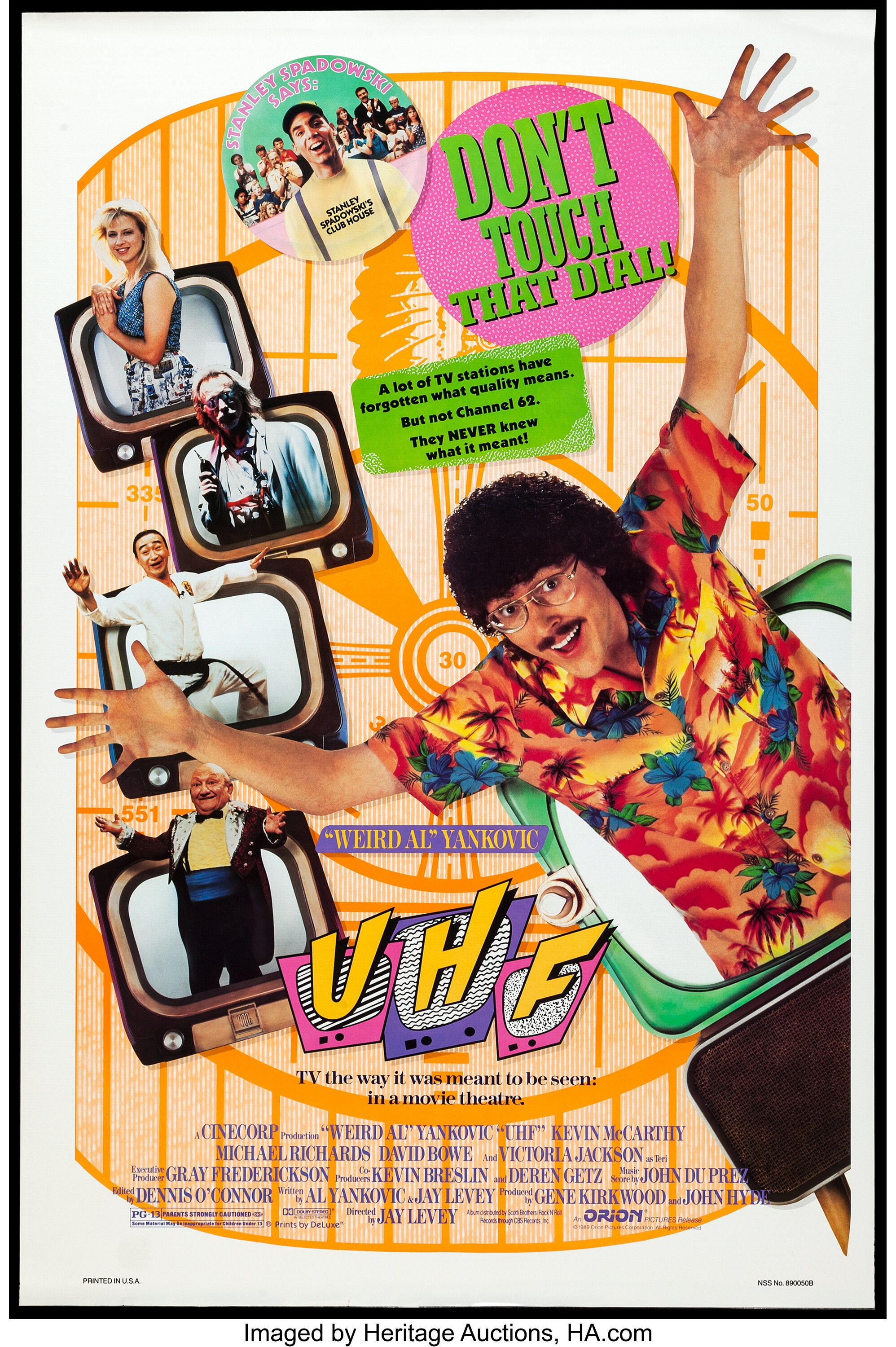 Uhf Orion 19 One Sheet 27 X 40 Style B Comedy Lot Heritage Auctions