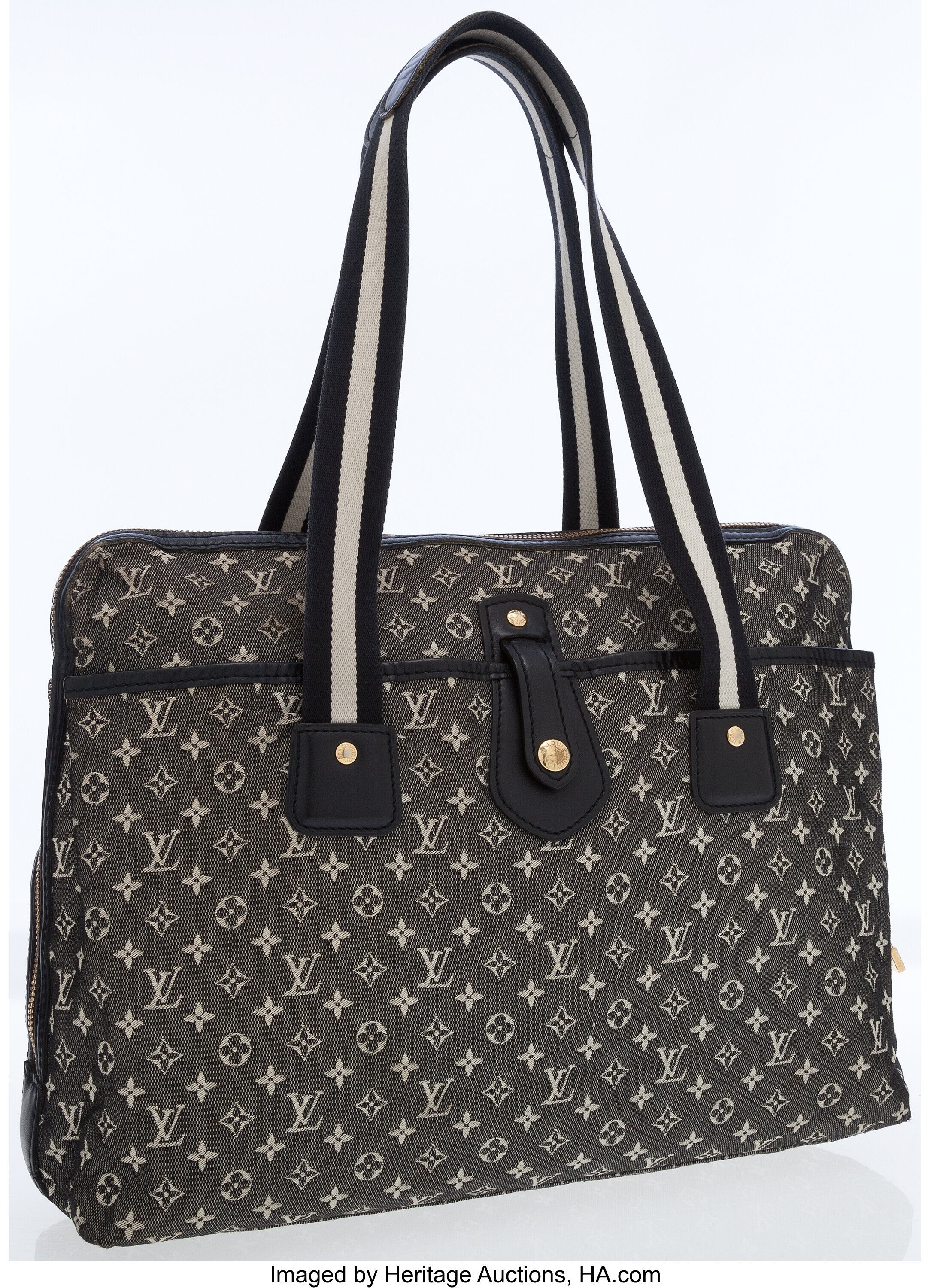 Louis Vuitton Black Monogram Canvas Mini Lin Cabas Mary Kate Tote