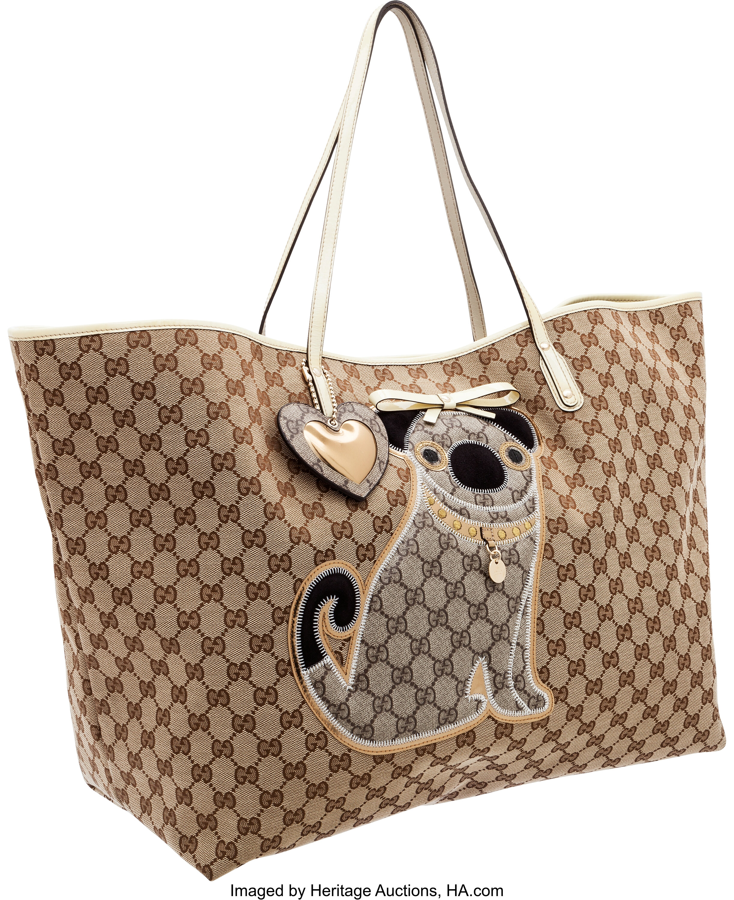 Gucci Limited Edition Classic Monogram Canvas Oversize Tote Bag