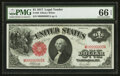 Large Size:Legal Tender Notes, Fr. 38 $1 1917 Legal Tender PMG Gem Uncirculated 66 EPQ.. ...