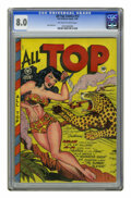 Golden Age (1938-1955):Adventure, All Top Comics #12 (Fox Features Syndicate, 1948) CGC VF 8.0
Off-white to white pages. Jack Kamen contributed interior art t...