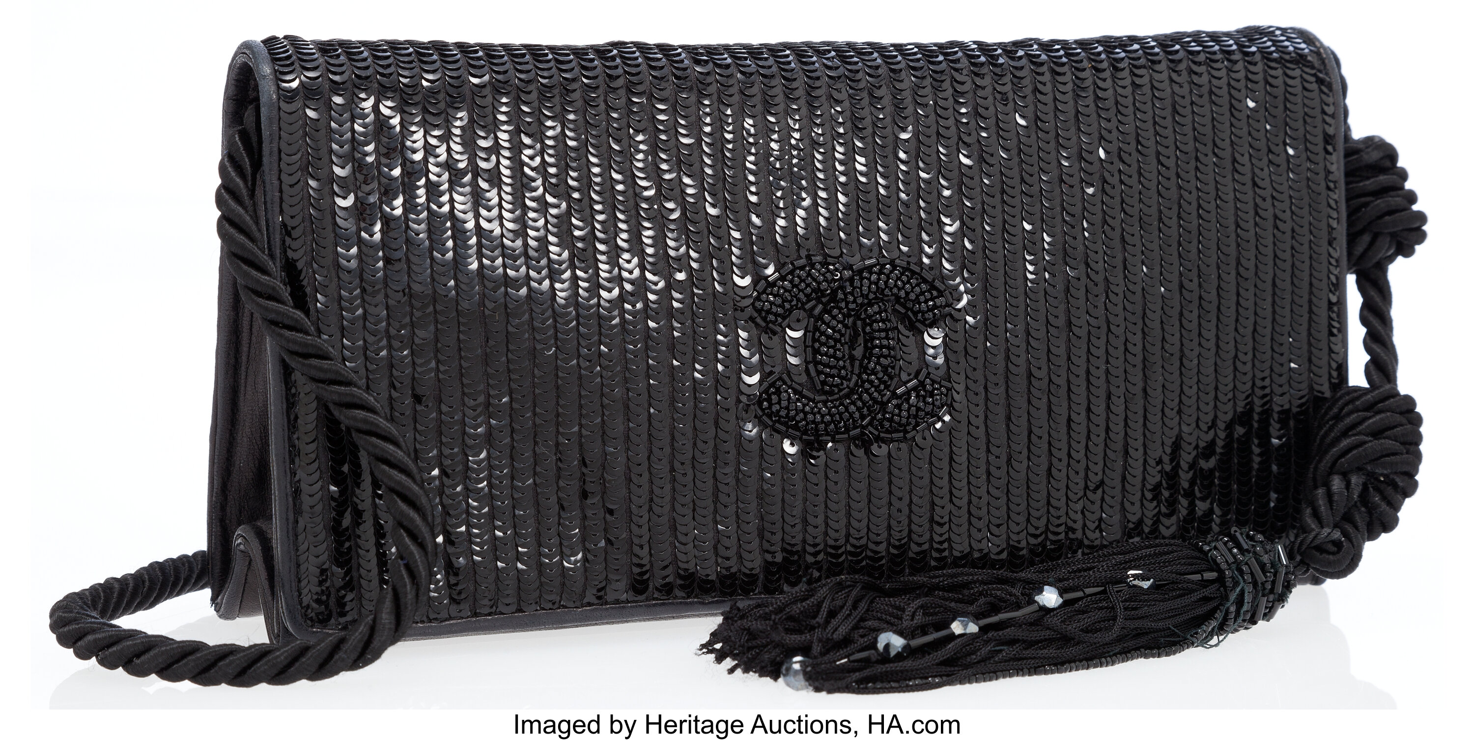 chanel clutch with chain black