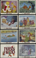 Robin Hood (Buena Vista, R-1982). Lobby Card Set of 8 (11" X 14"). Animated Musical. Directed by Wolfgang Reit...