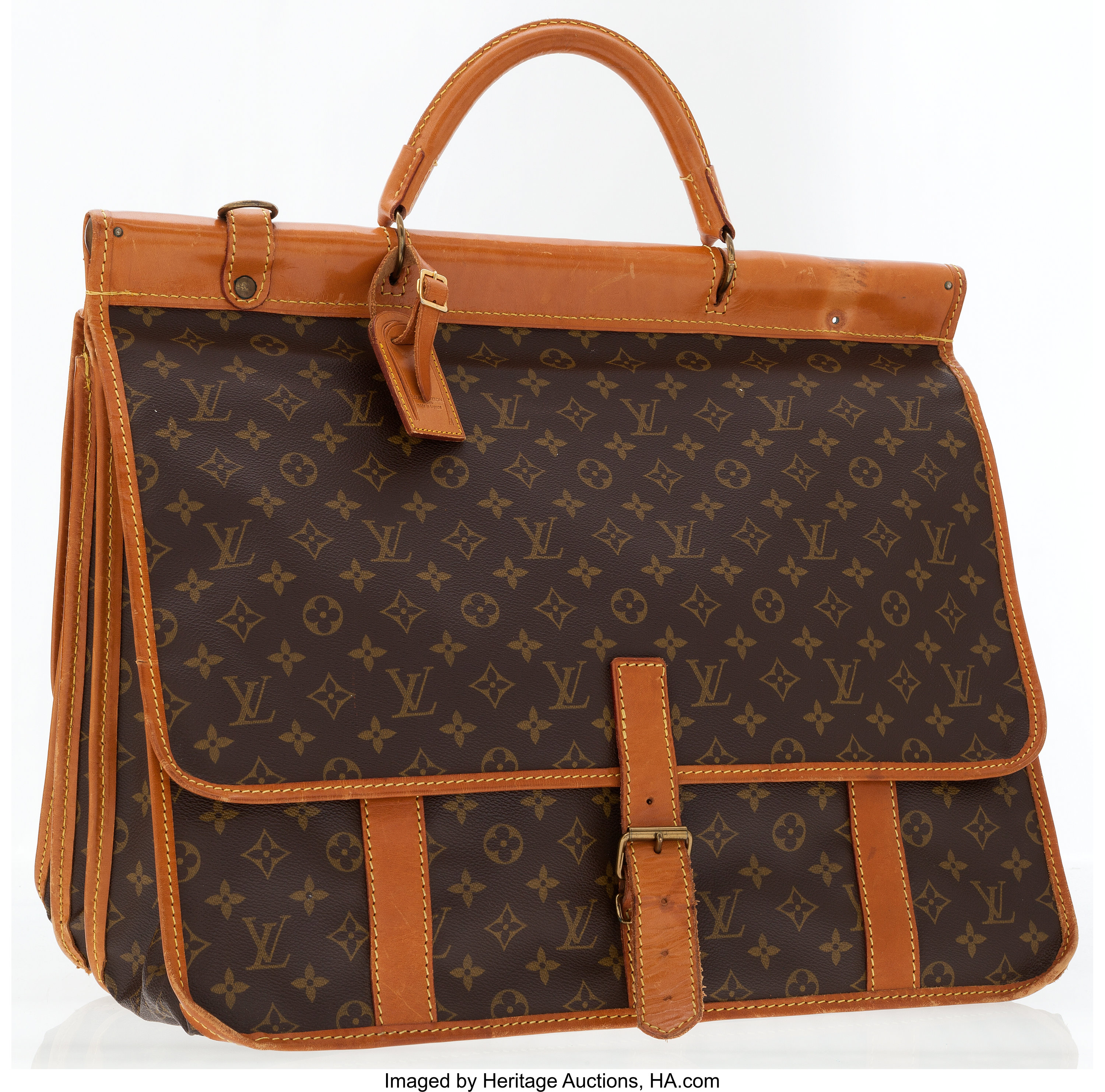 Louis Vuitton Classic Monogram Canvas Large Portfolio Bag with