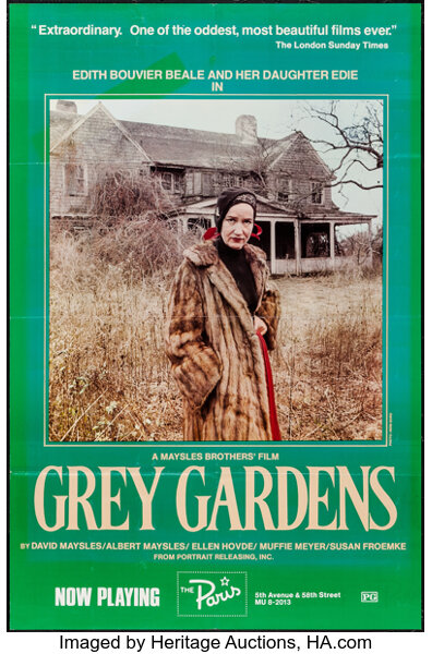 Grey Gardens Portrait Releasing Inc 1976 One Sheet 27 X