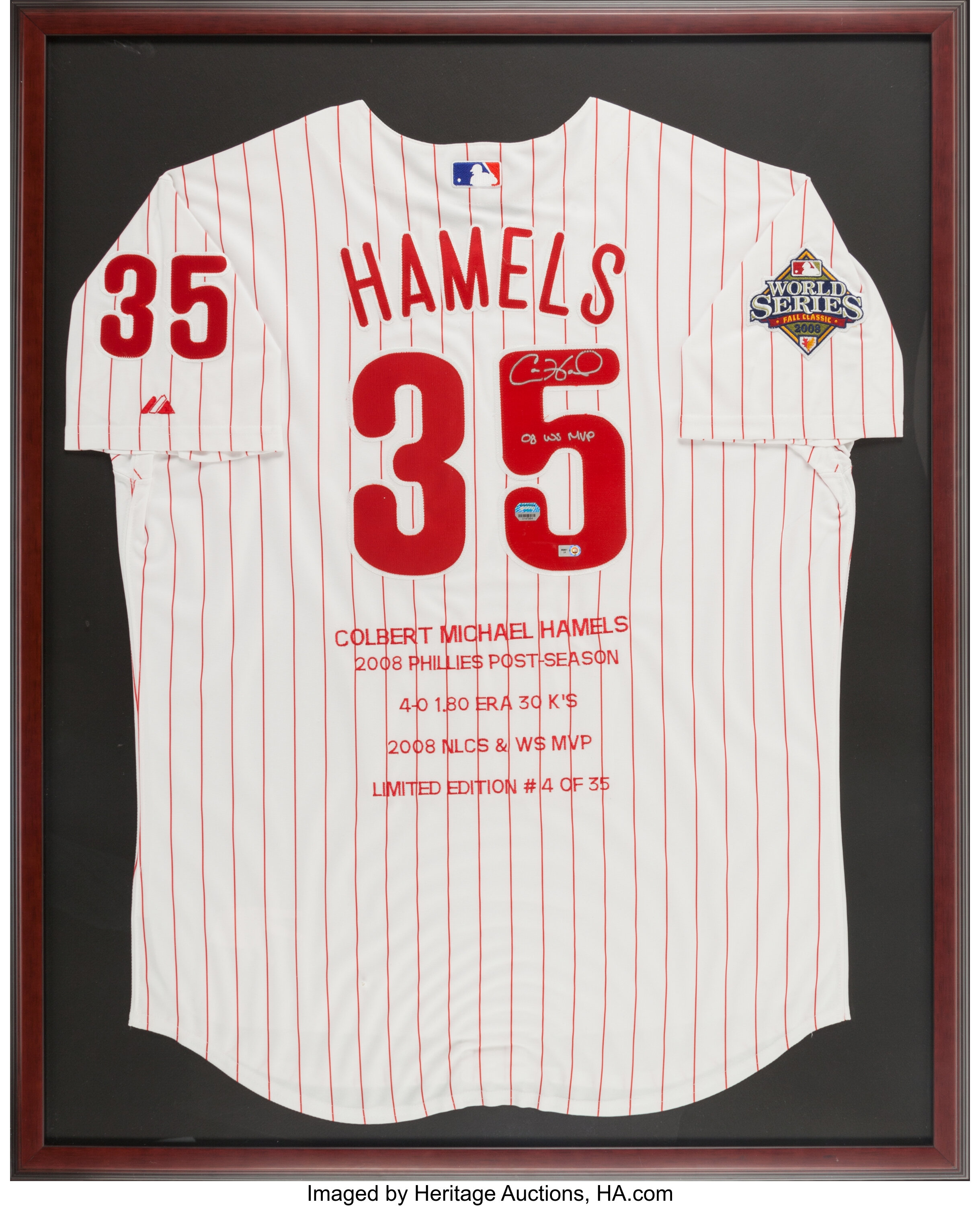 2008 world series jersey