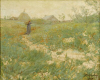 JULIAN ONDERDONK (1882-1922) Long Island, 1902 Oil on canvas laid on board 18in. x 22in. Signed and dated lower righ