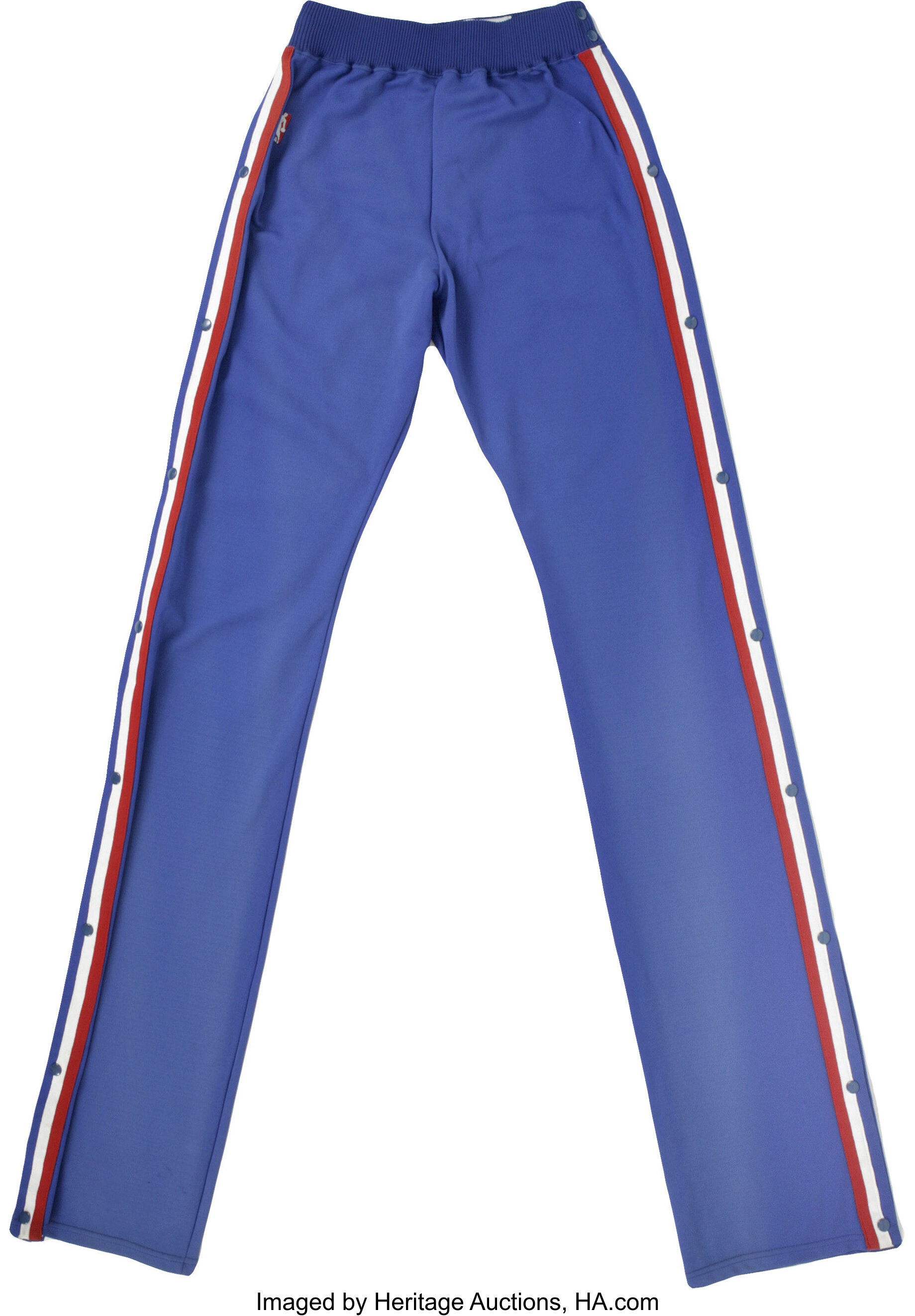1990 91 Manute Bol Game Worn Warm Up Pants From The Time That He Lot Heritage Auctions
