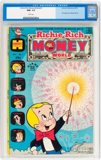 Richie Rich Money World #1 (Harvey, 1972) CGC NM+ 9.6 White pages