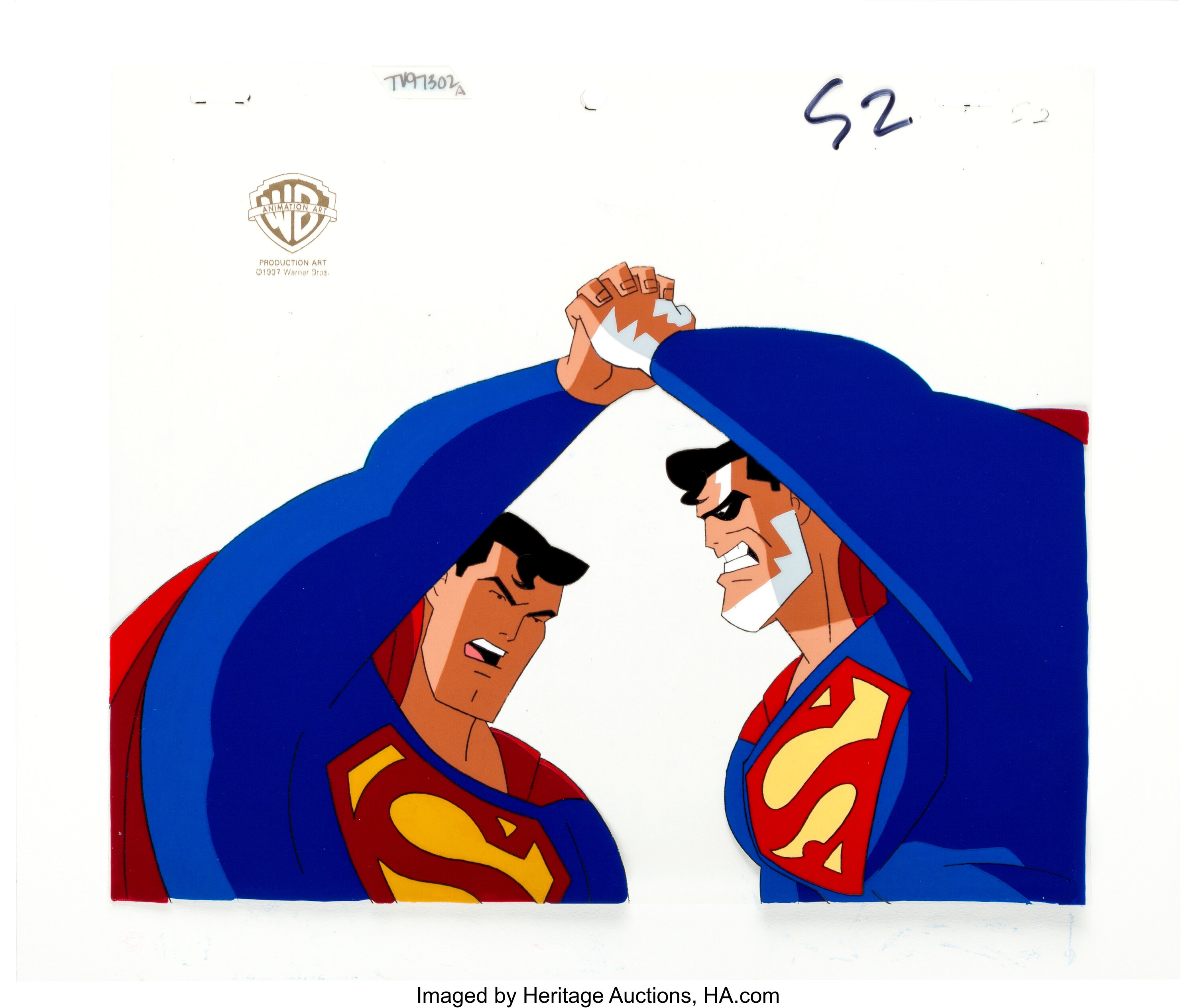Superman: The Animated Series Superman and Bizarro Production Cel | Lot  #95319 | Heritage Auctions