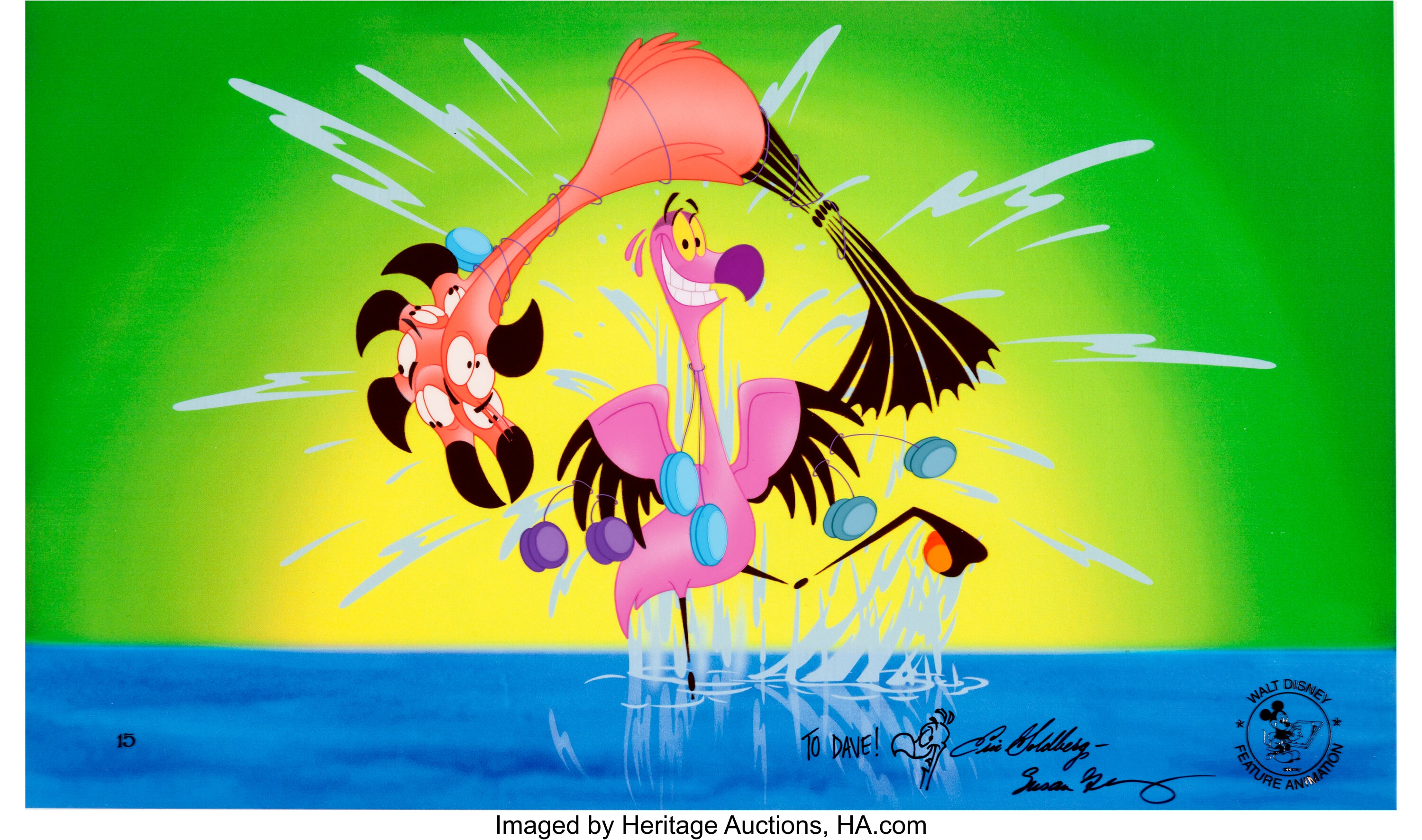 Fantasia 00 Employee Only Limited Edition Cel 15 94 Walt Lot Heritage Auctions