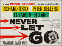 Never Let Go (Rank, 1960). British Quad (30" X 40"). Crime