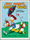 Movie Posters:Animation, Donald's Golf Game (Circle Fine Art, R-1980s). Fine Art Serigraph
(22.5" X 30.5"). Animation.. ...