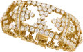 Estate Jewelry:Bracelets, Diamond, Gold Bracelet. ...