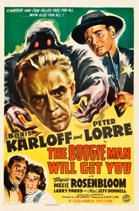 The Boogie Man Will Get You (Columbia, 1942). One Sheet (27" X 41")