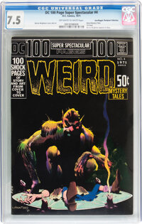 DC 100-Page Super Spectacular #4 Weird Mystery Tales - Don/Maggie Thompson Collection pedigree (DC, 1971) CGC VF- 7.5 Of...