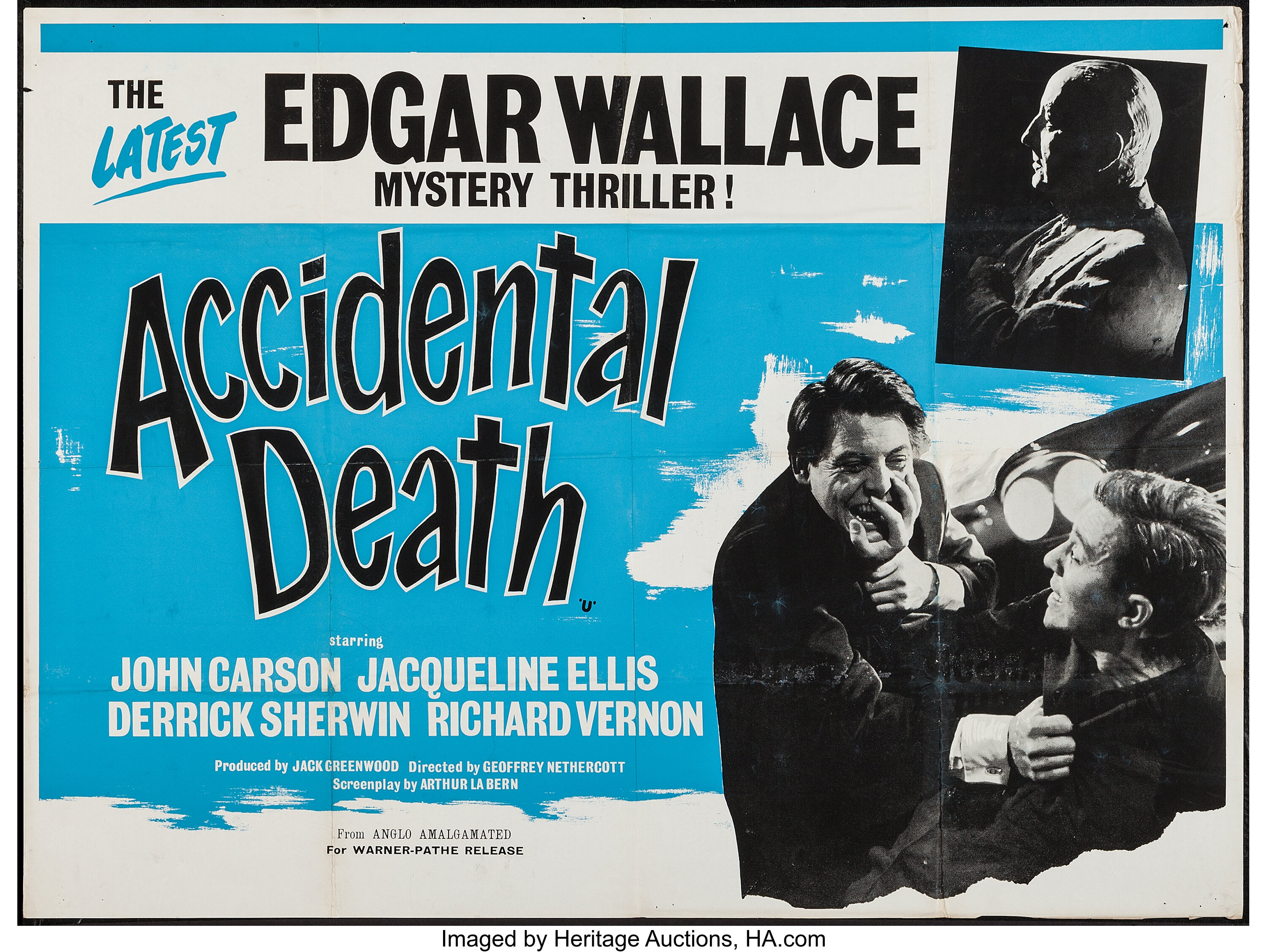 Classic Old Movie : Accidental Death 1963