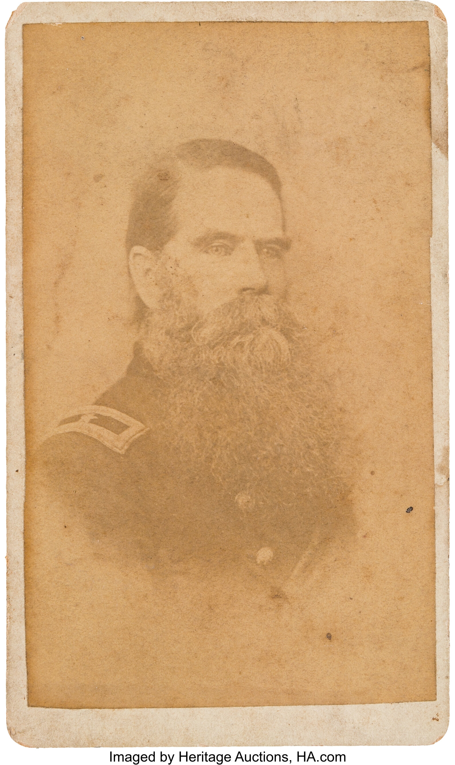 twist profile The office Union Brigadier General Nathaniel Collins McLean Signed Albumen | Lot  #47381 | Heritage Auctions