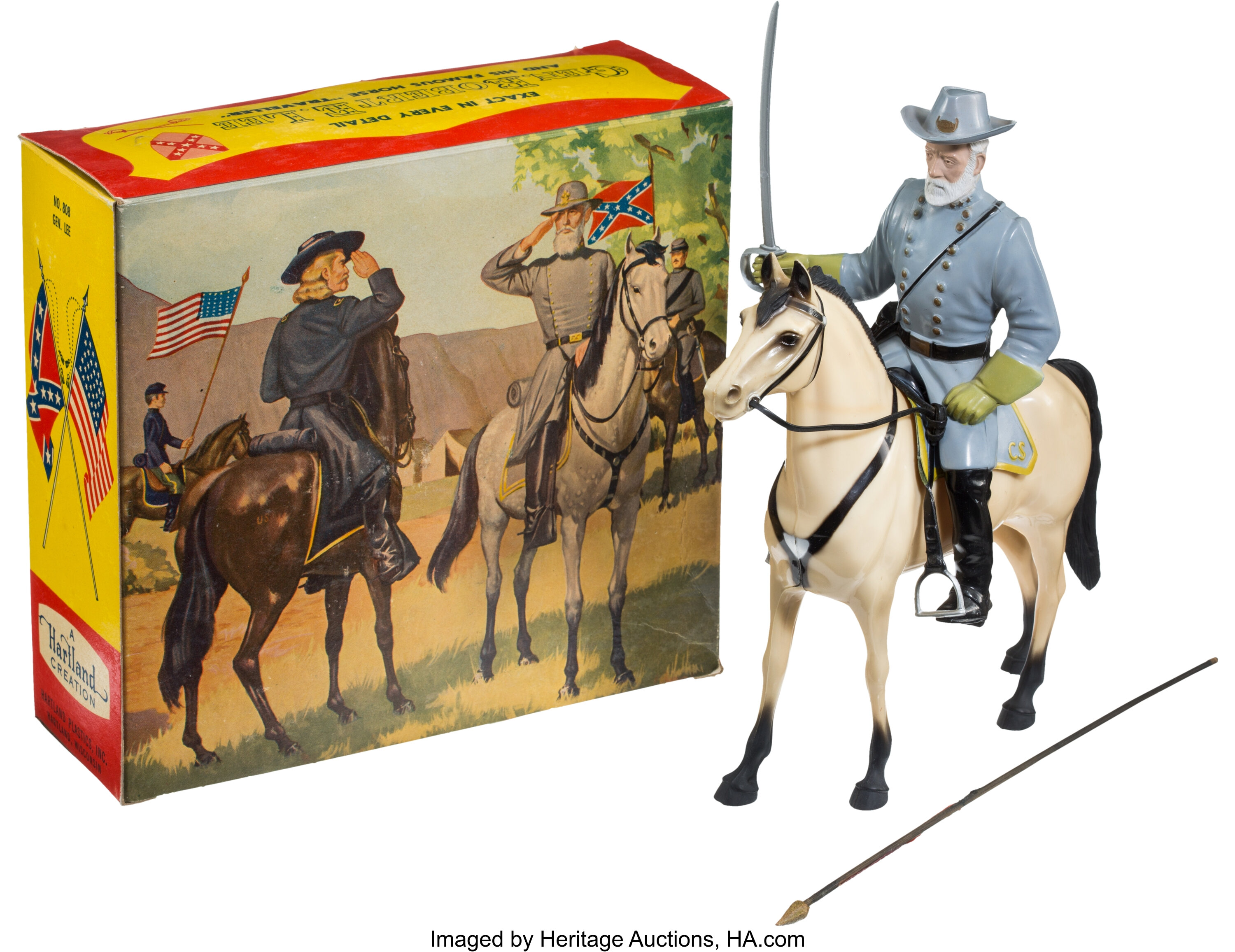 Vintage Hartland - General Robert E. Lee With Retail Box. ... | Lot #81406  | Heritage Auctions