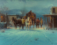 G. (GERALD HARVEY JONES) HARVEY (American, b. 1933) The Early Run, 1978 Oil on canvas 24 x 30 inches (61.0 x 76.2 cm) Si...