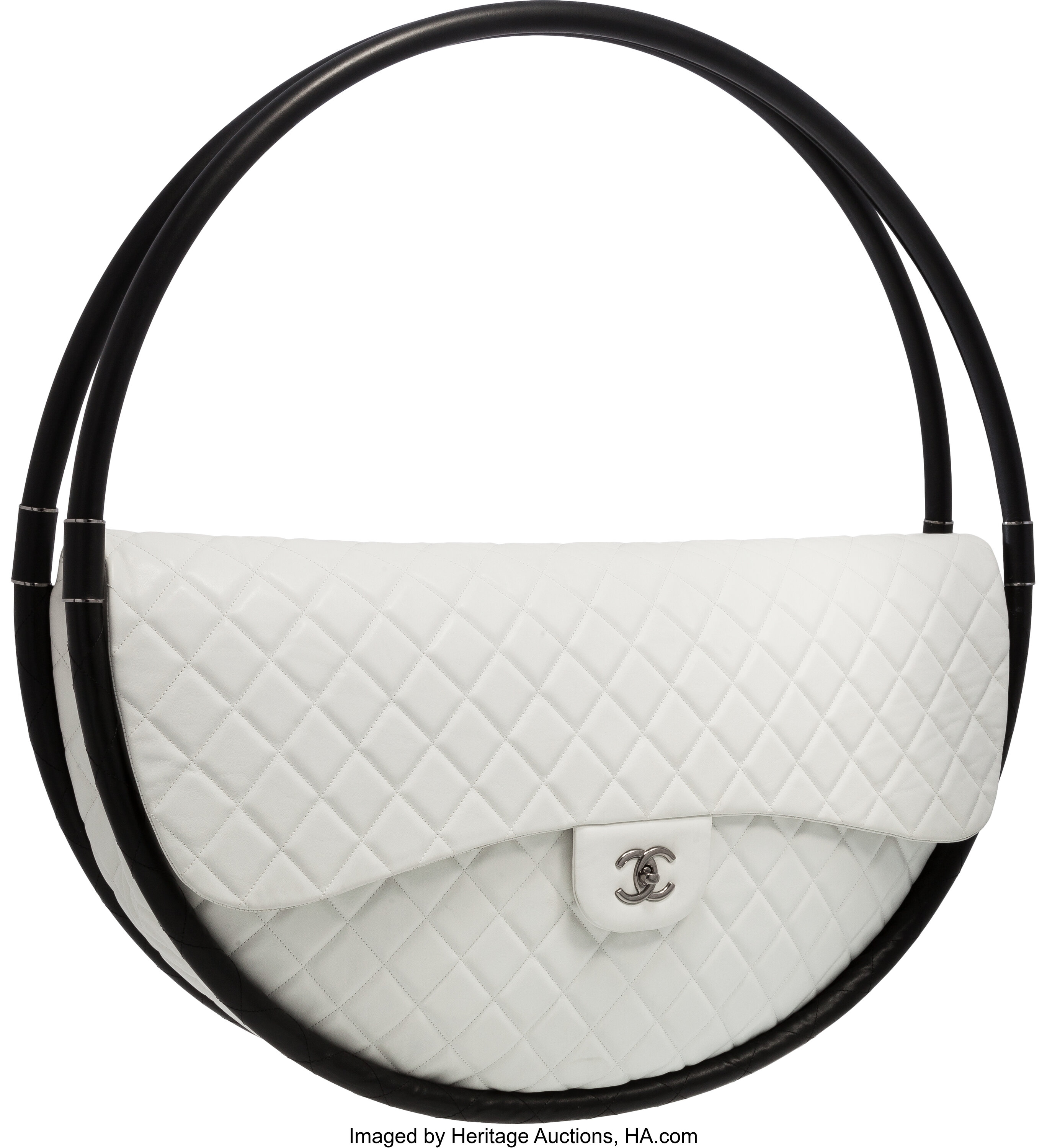 White Mini Chanel Leather Bag — Harriett's Closet