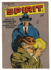 The Spirit #7 (Quality, 1946) Condition: FN+. Great Lou Fine cover and art. Overstreet 2006 FN 6.0 value = $81; VF 8.0 v...