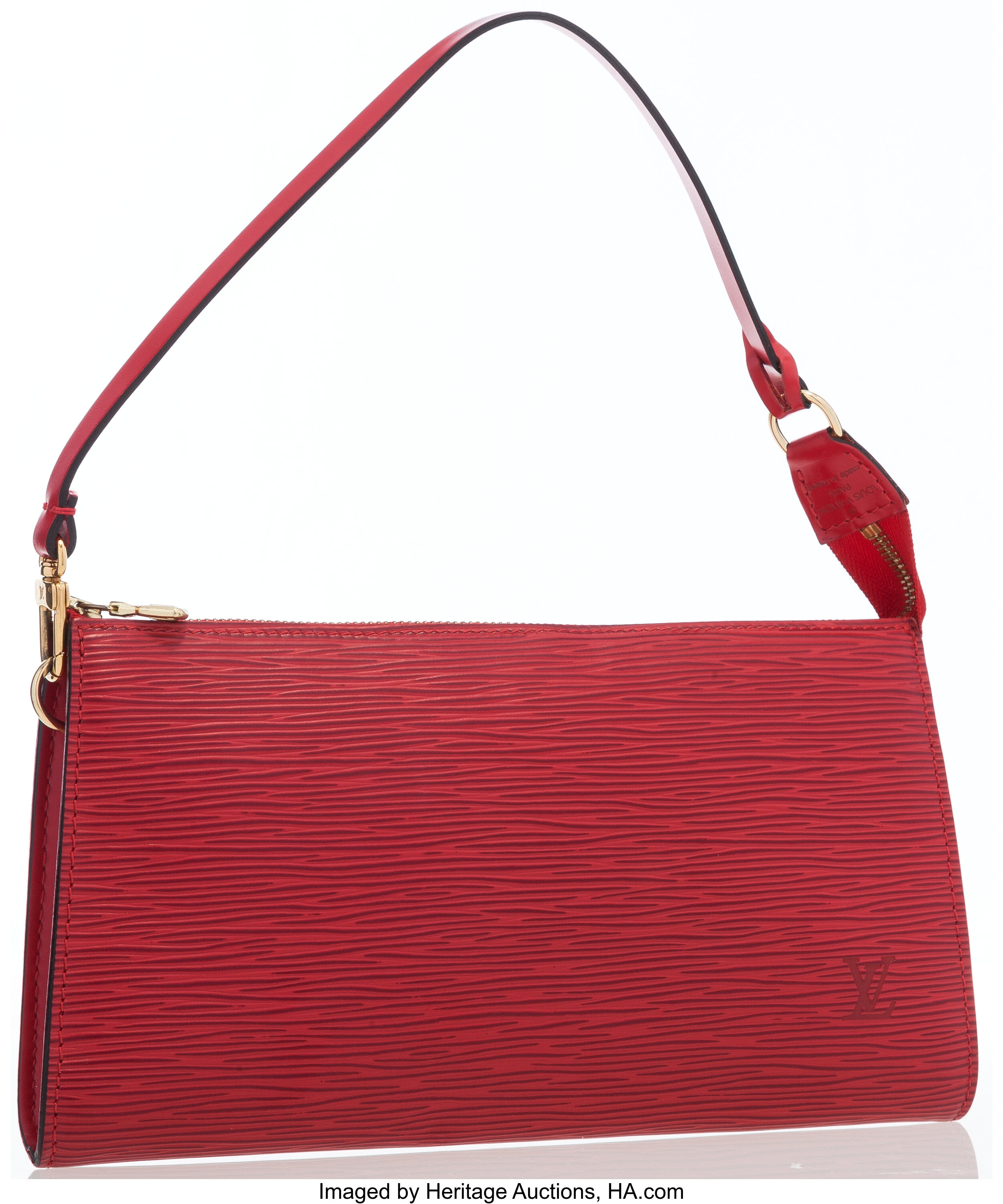 red louis vuitton handbag