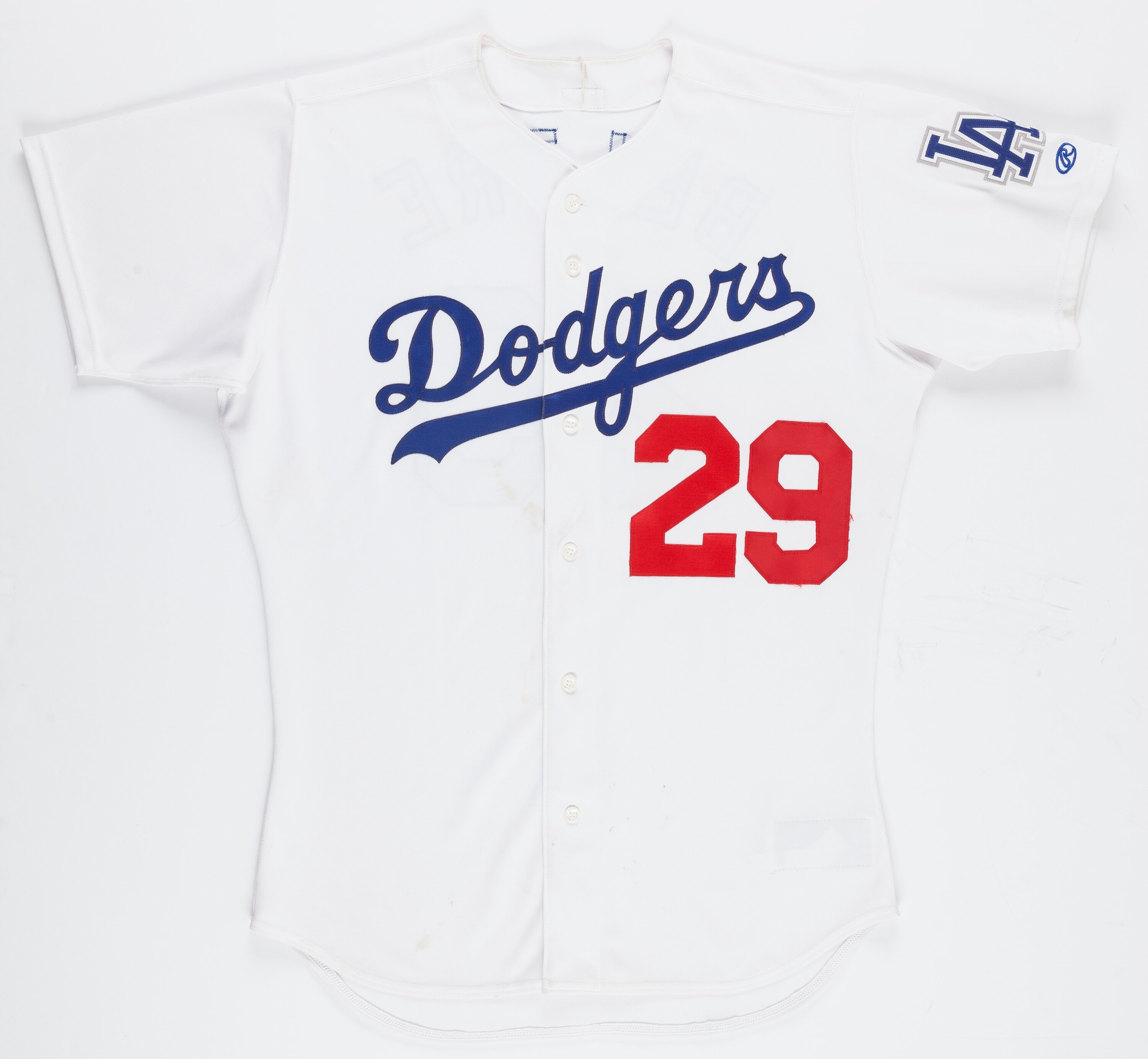 2001 Adrian Beltre Game Worn Los Angeles Dodgers Jersey. , Lot #41072