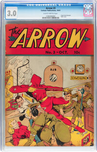 Arrow #3 (Centaur, 1941) CGC GD/VG 3.0 Slightly brittle pages