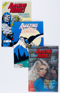 Amazing Heroes #14-107 Near-Complete Run Box Lot (Redbeard, Inc./Fantagraphics, 1982-86) Condition: Average VF