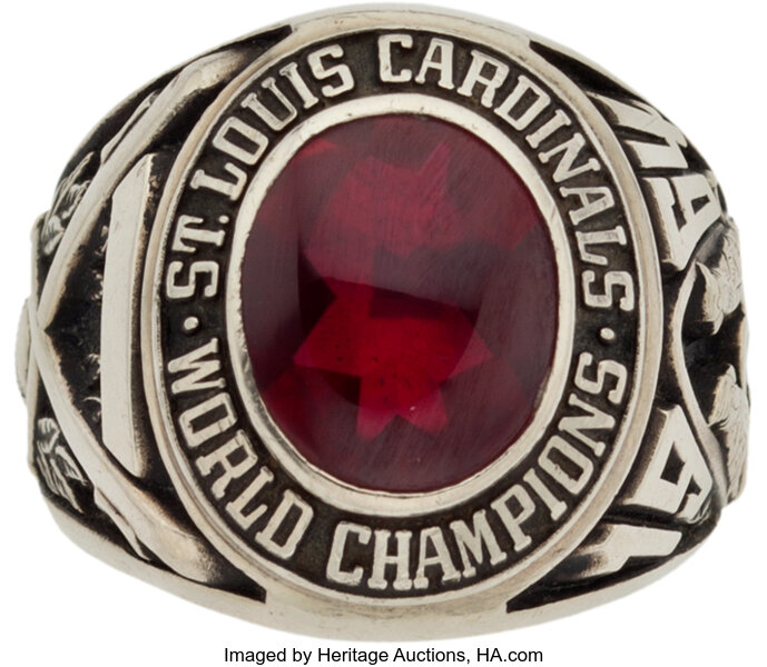 1964 St. Louis Cardinals World Series Championship Ring. , Lot #80170