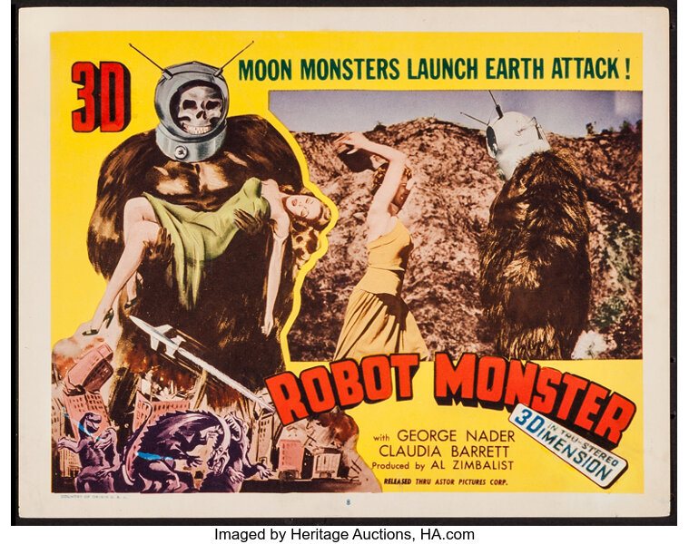 Robot Monster (Astor Pictures, 1953). Lobby Card (11&quot; X 14&quot;). | Lot #54372  | Heritage Auctions