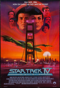 Star Trek IV: The Voyage Home (Paramount, 1987). One Sheet (27" X 41"). Science Fiction