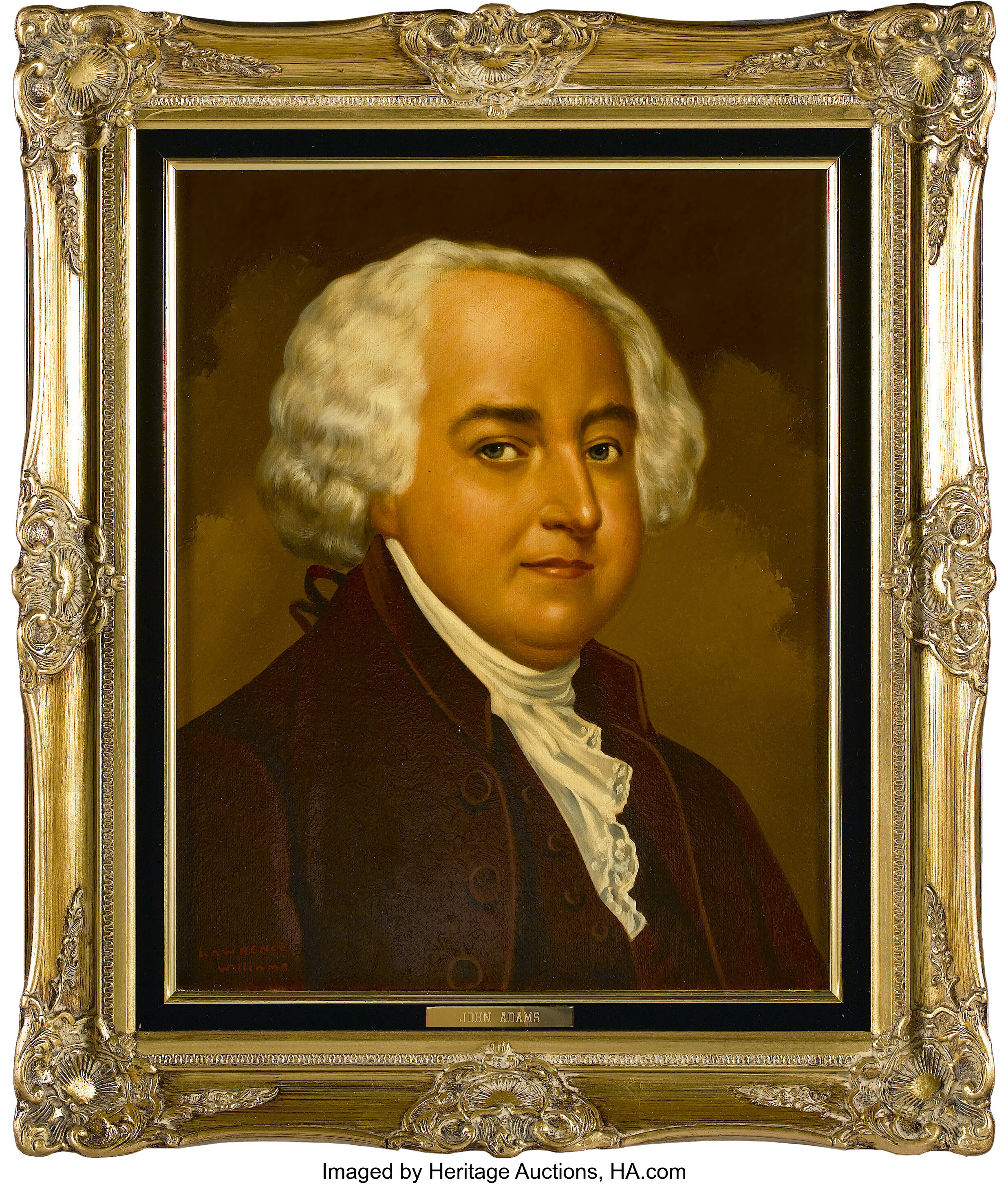 John Adams And Abigail Adams Oil Portraits By Lawrence Williams Lot 615 Heritage Auctions