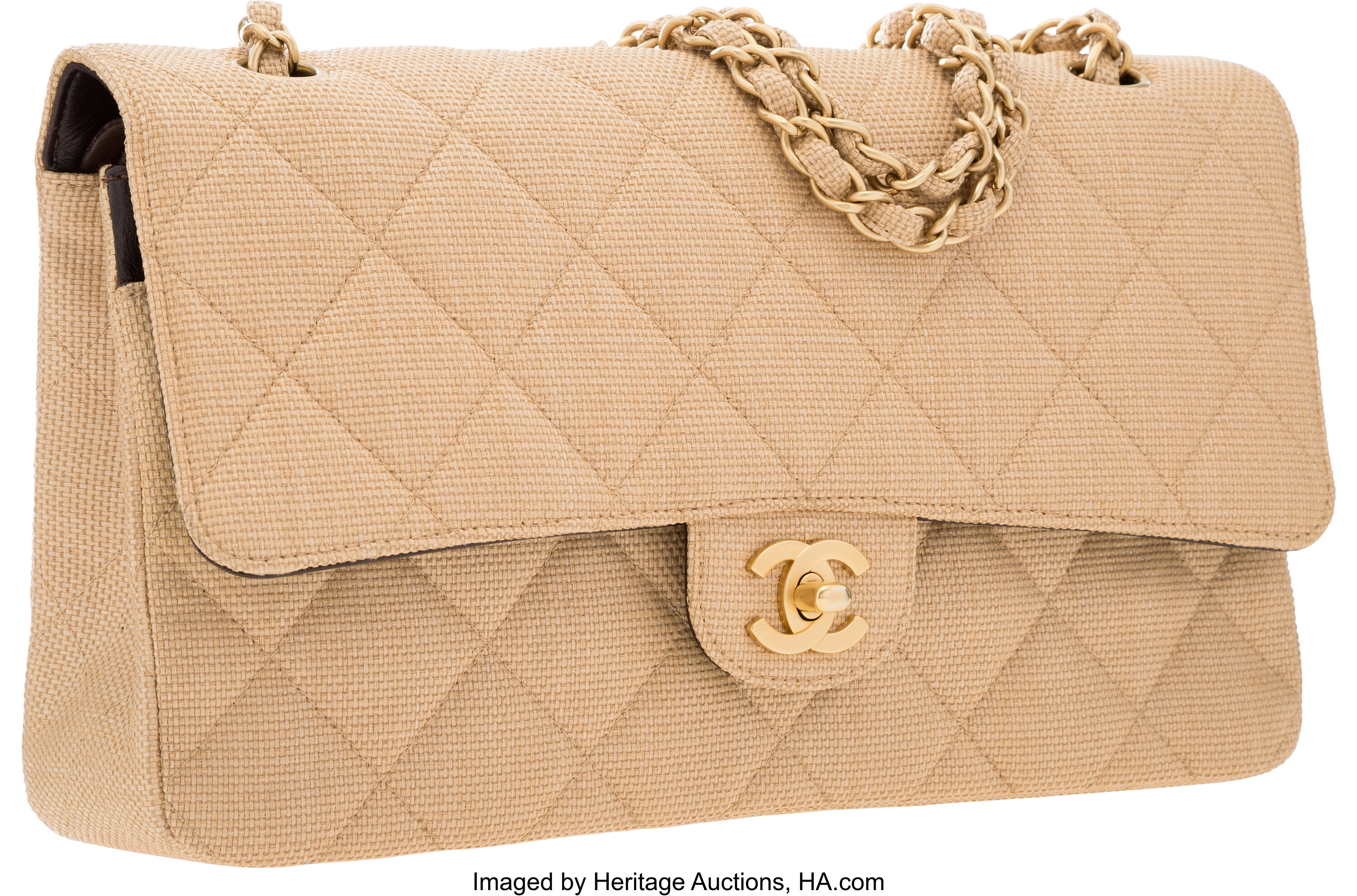 straw chanel tote bag