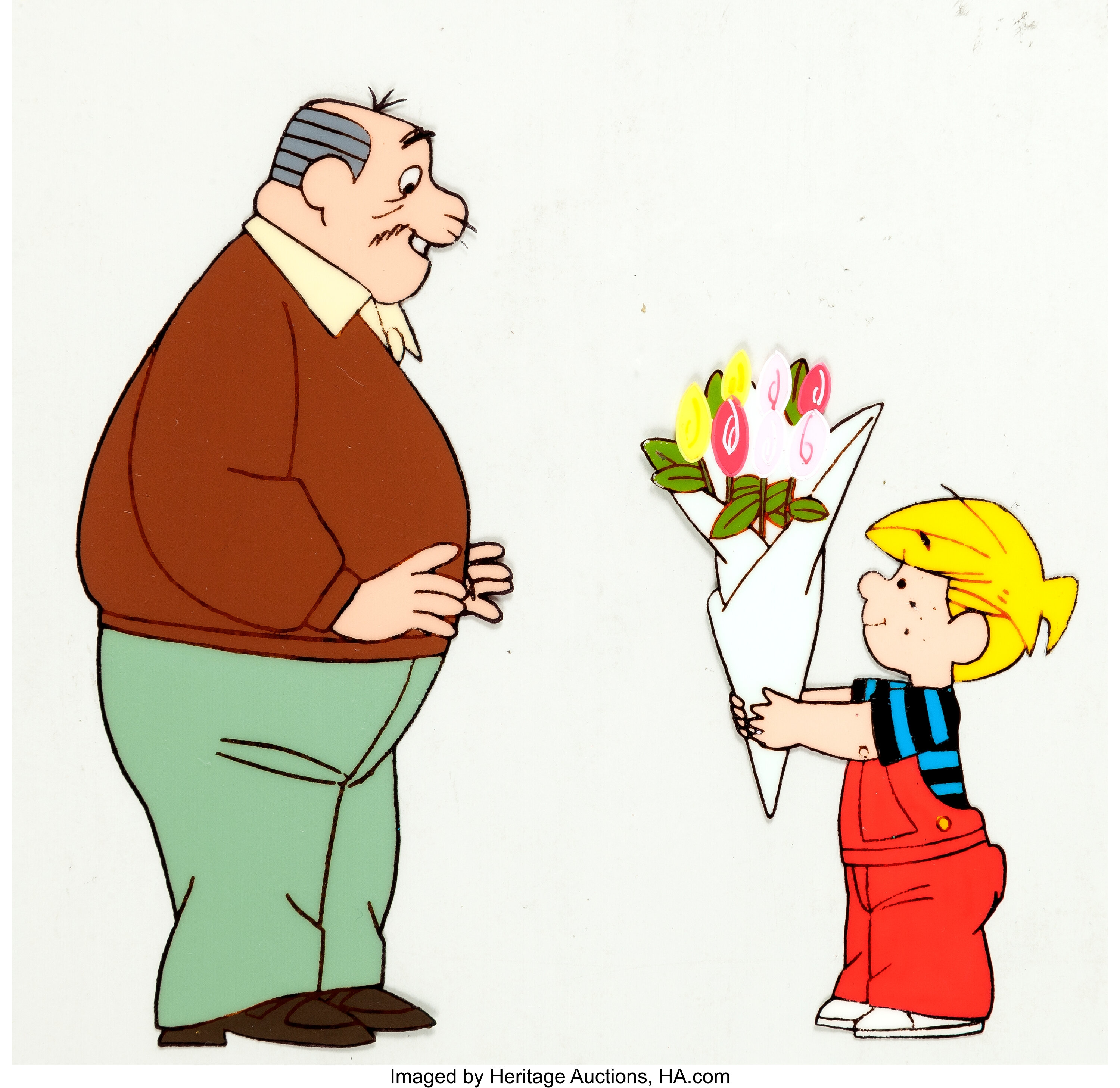Dennis the Menace Dennis and Mr. Wilson Production Cel (DiC, | Lot #11114 |  Heritage Auctions