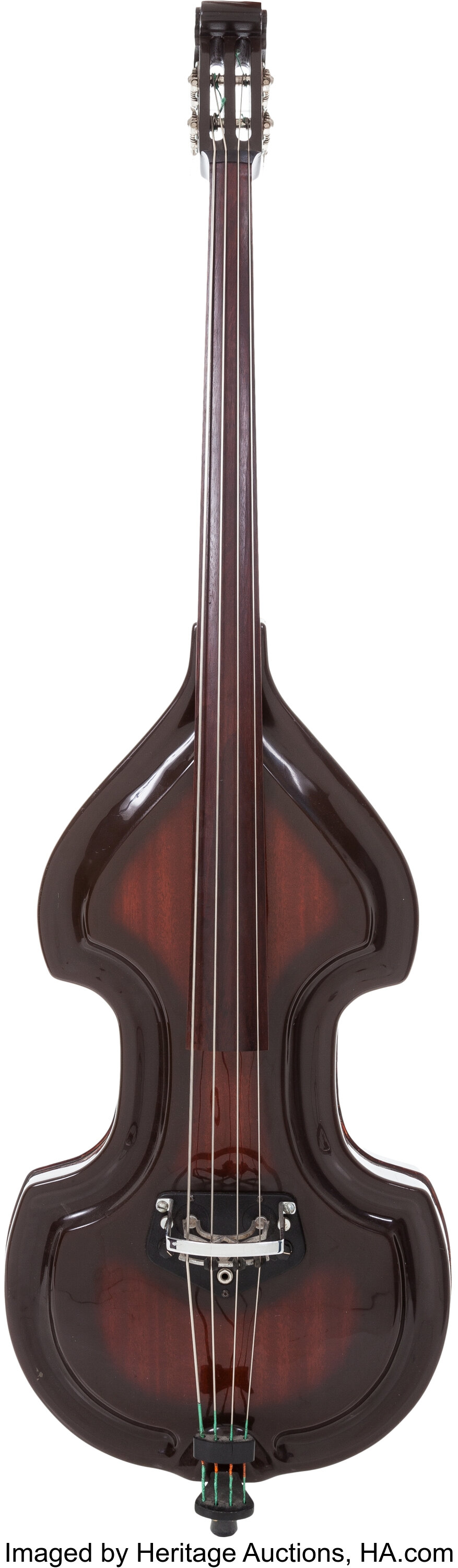 Ampeg Baby Bass Sunburst Electric Bass Guitar, Serial # 000568., Lot  #85171