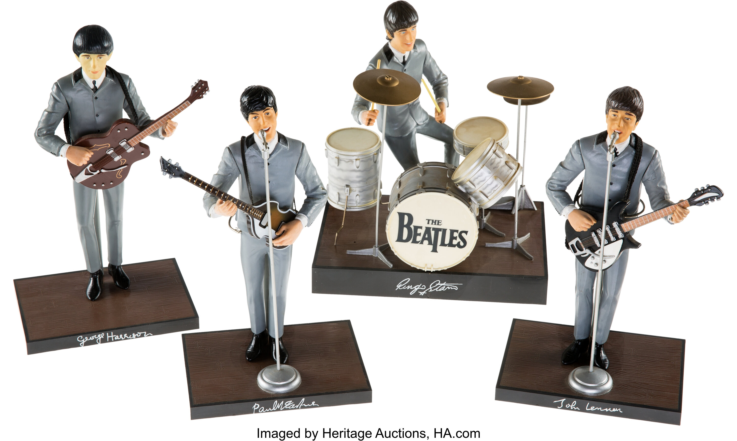 Beatles Doll Set with Instruments and