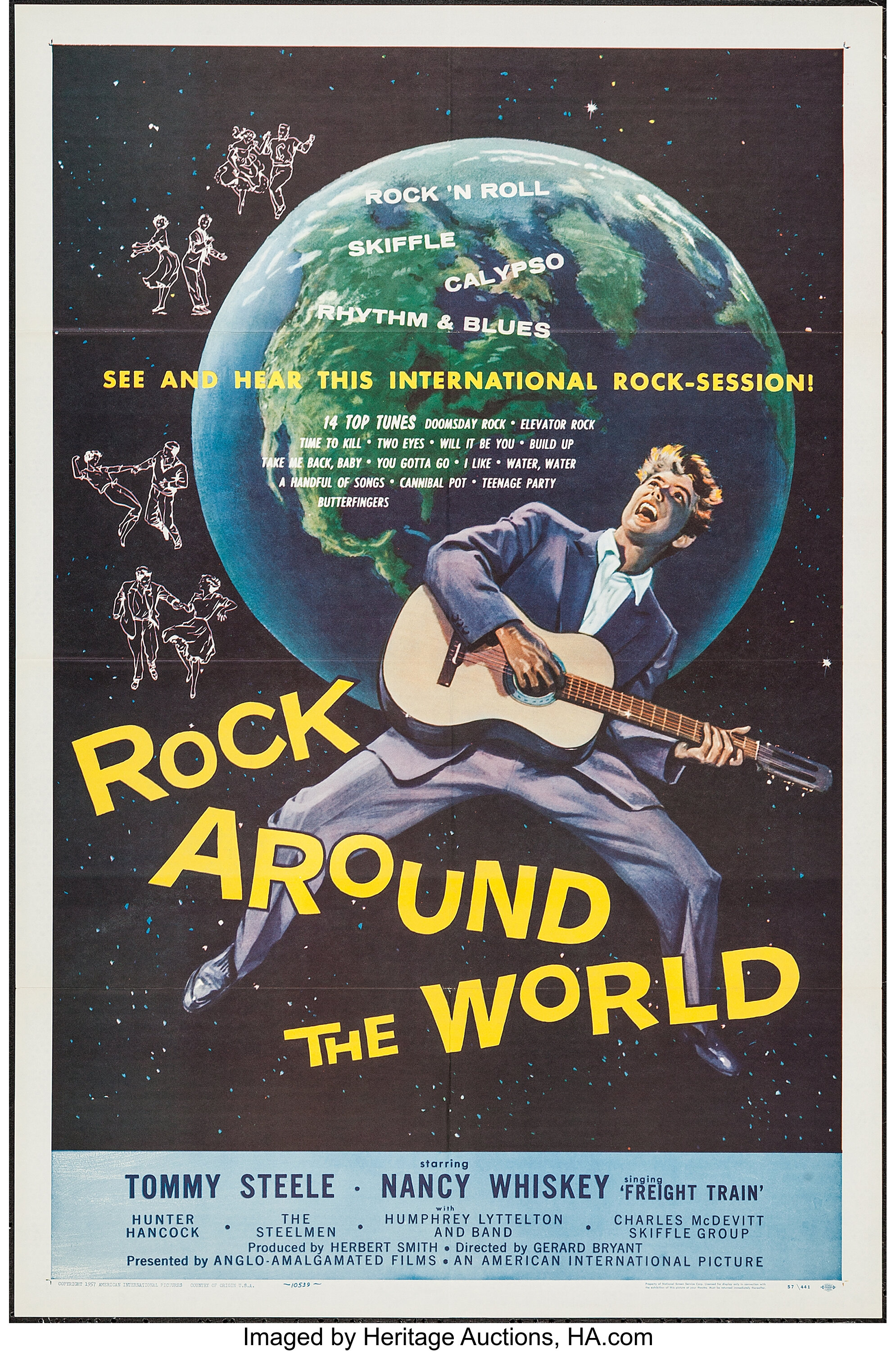 Rock Around the World Lot (American International, 1957). One, Lot #52336