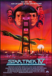 Star Trek IV: The Voyage Home (Paramount, 1987). One Sheet (27" X 41"). Science Fiction