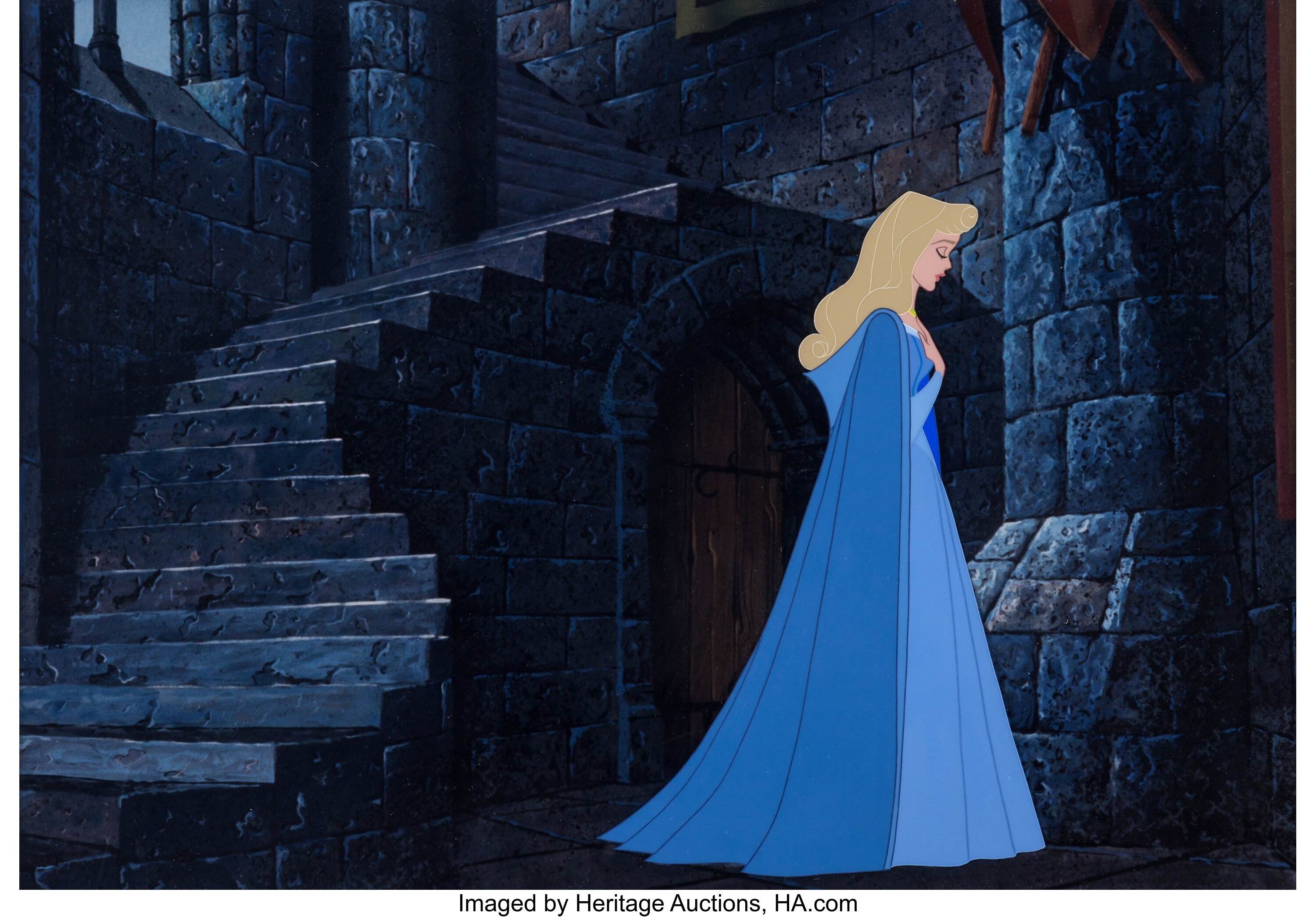 Sleeping Beauty Princess Aurora Production Cel Walt Disney Lot 95084 Heritage Auctions