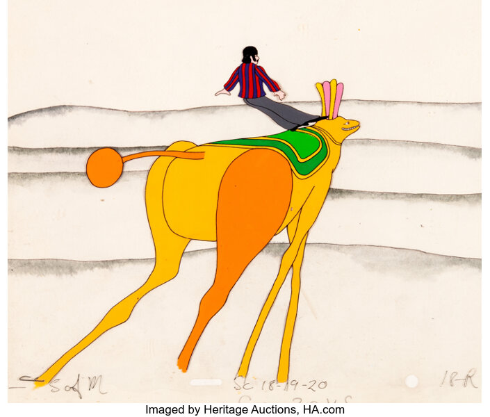 Animation Art:Production Cel, The Beatles Yellow Submarine Ringo Starr Production Cel Setup (United Artists/King Features, 1968)....