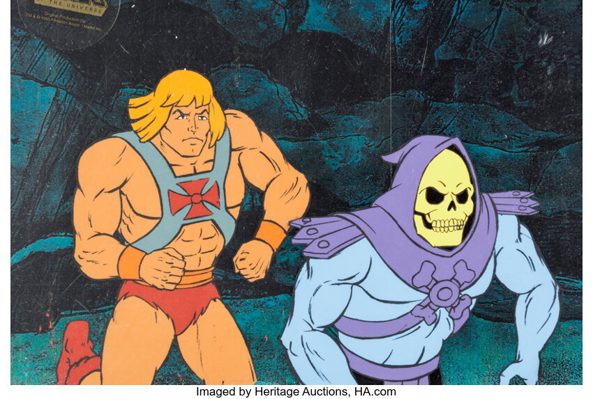 He-Man and the Masters of the Universe Skeletor Production Cel | Lot #14244  | Heritage Auctions