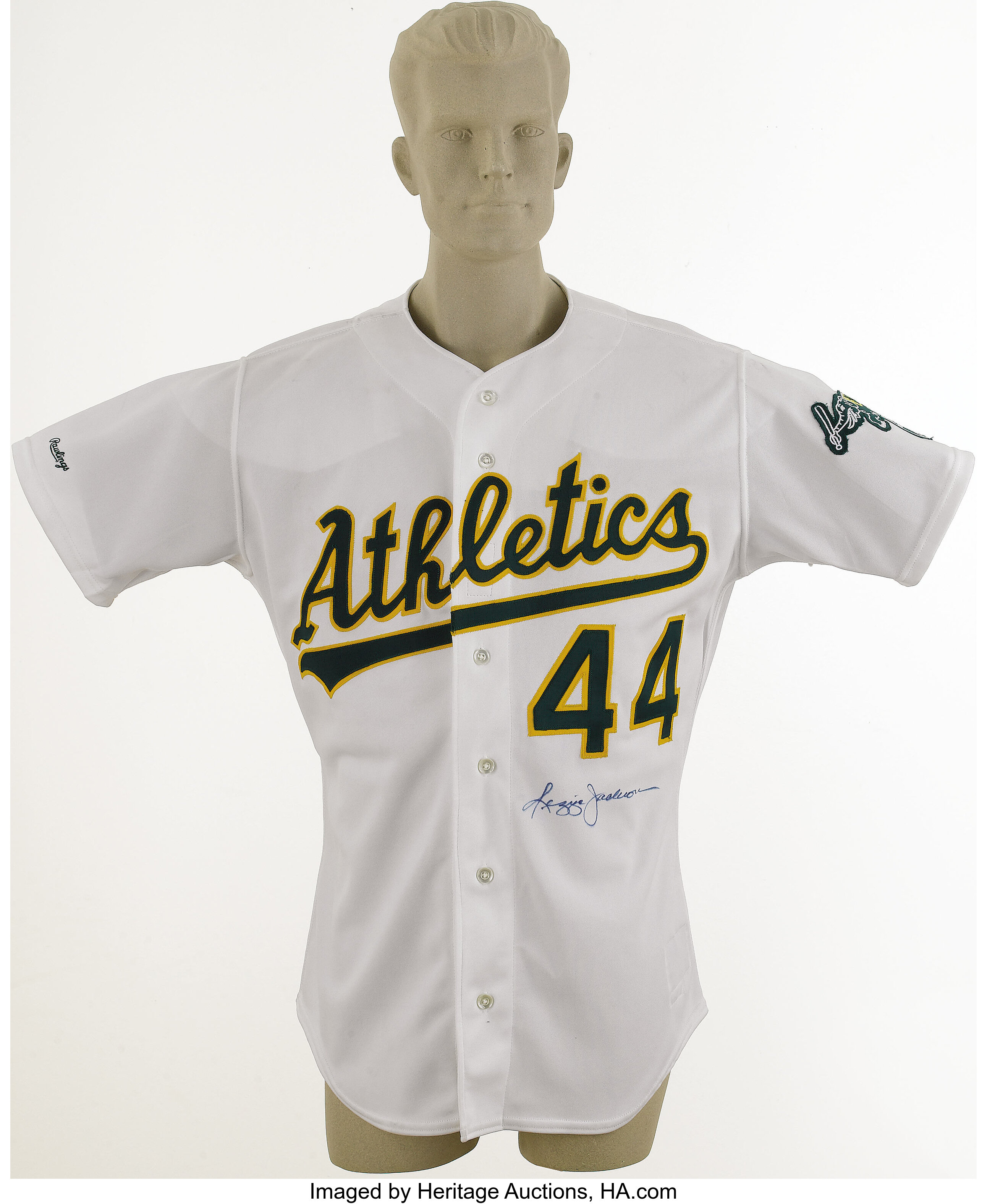 Reggie Jackson Oakland Athletics Throwback Away Jersey – Best