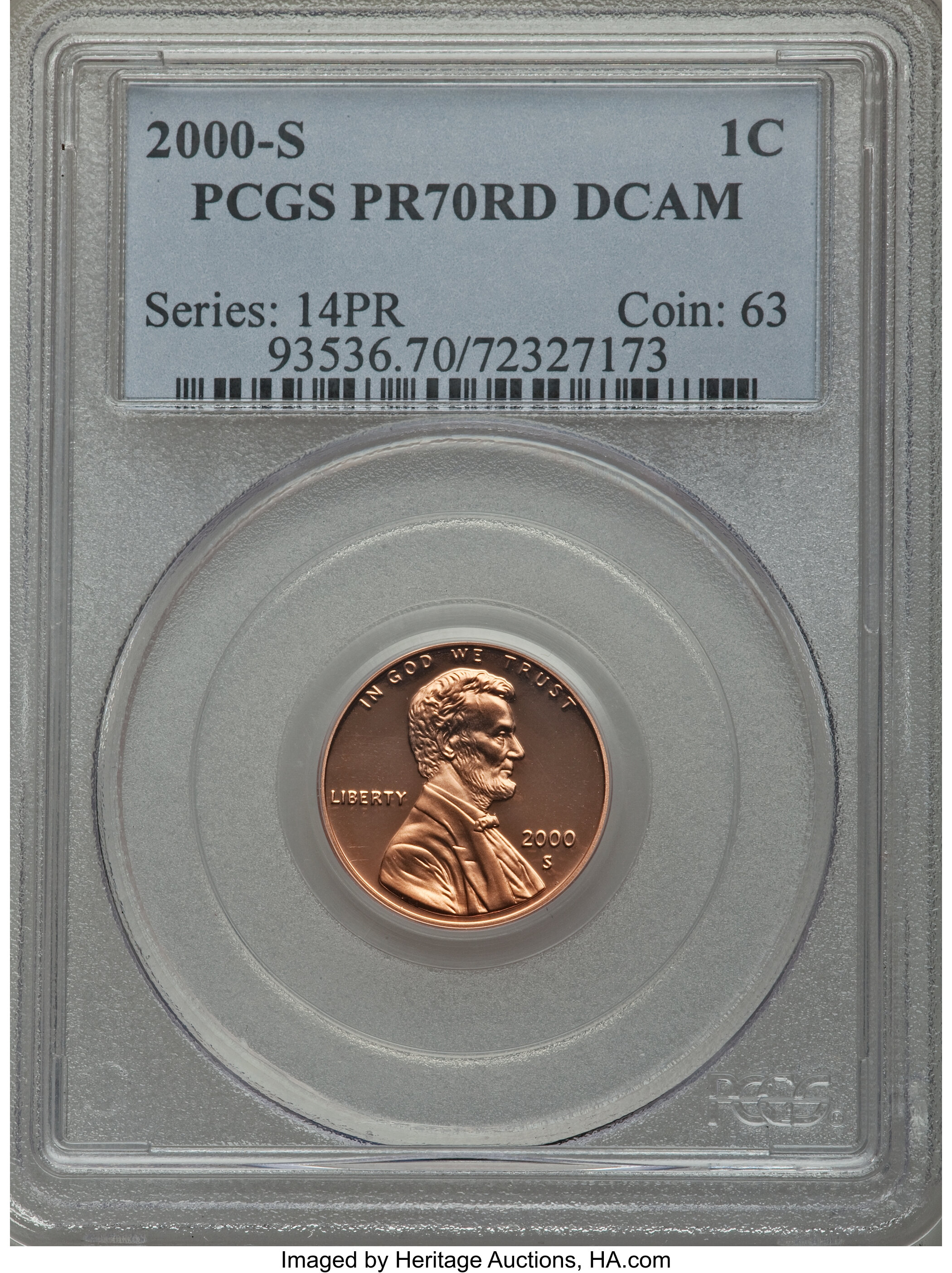 2009 S Proof LINCOLN CENT Deep Cameo! LOG CABIN 