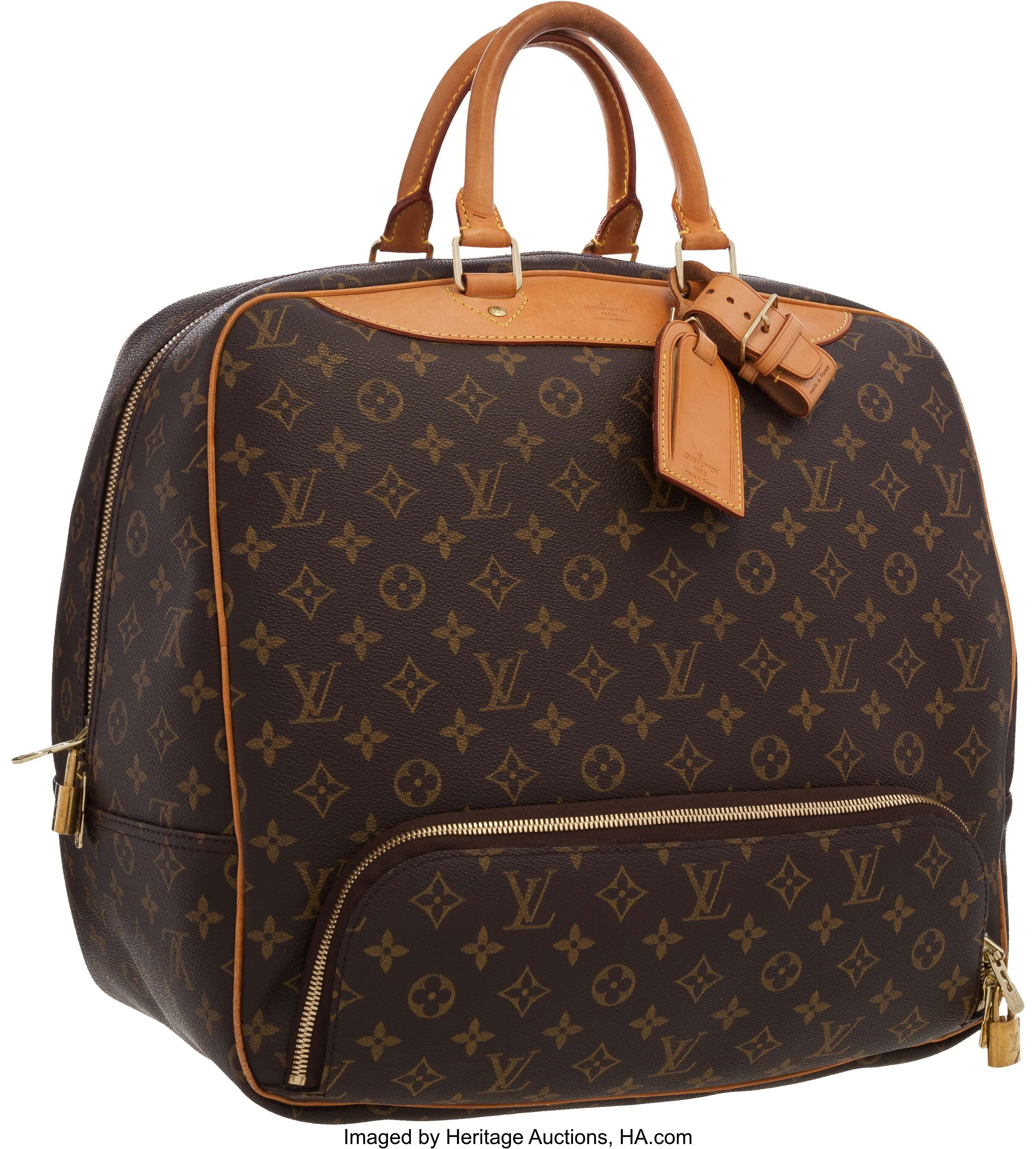 Louis Vuitton Classic Monogram Canvas Evasion Travel Bag ., Lot #20134