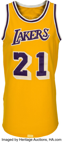 Michael Cooper Signed Los Angeles Lakers Jersey Inscribed L.A. Lakers –